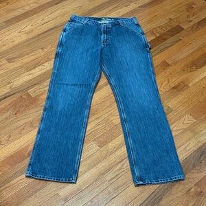 Carhartt Men's Bootcut Jeans in Deep Blue